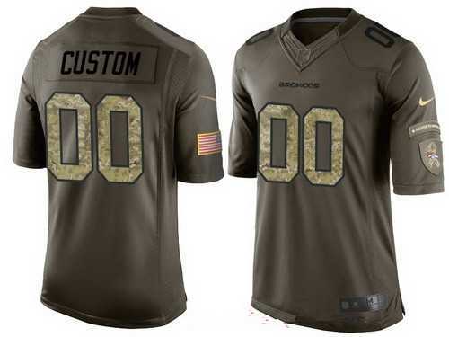 Nike Denver Broncos Customized Men's Olive Camo Salute To Service Veterans Day Limited Jersey,We sell and wholesale Nike Denver Broncos Customized Men's Olive Camo Salute To Service Veterans Day Limited Jersey on line form chian!